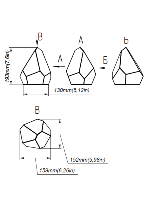 Geometryczne Terrarium Hyperion