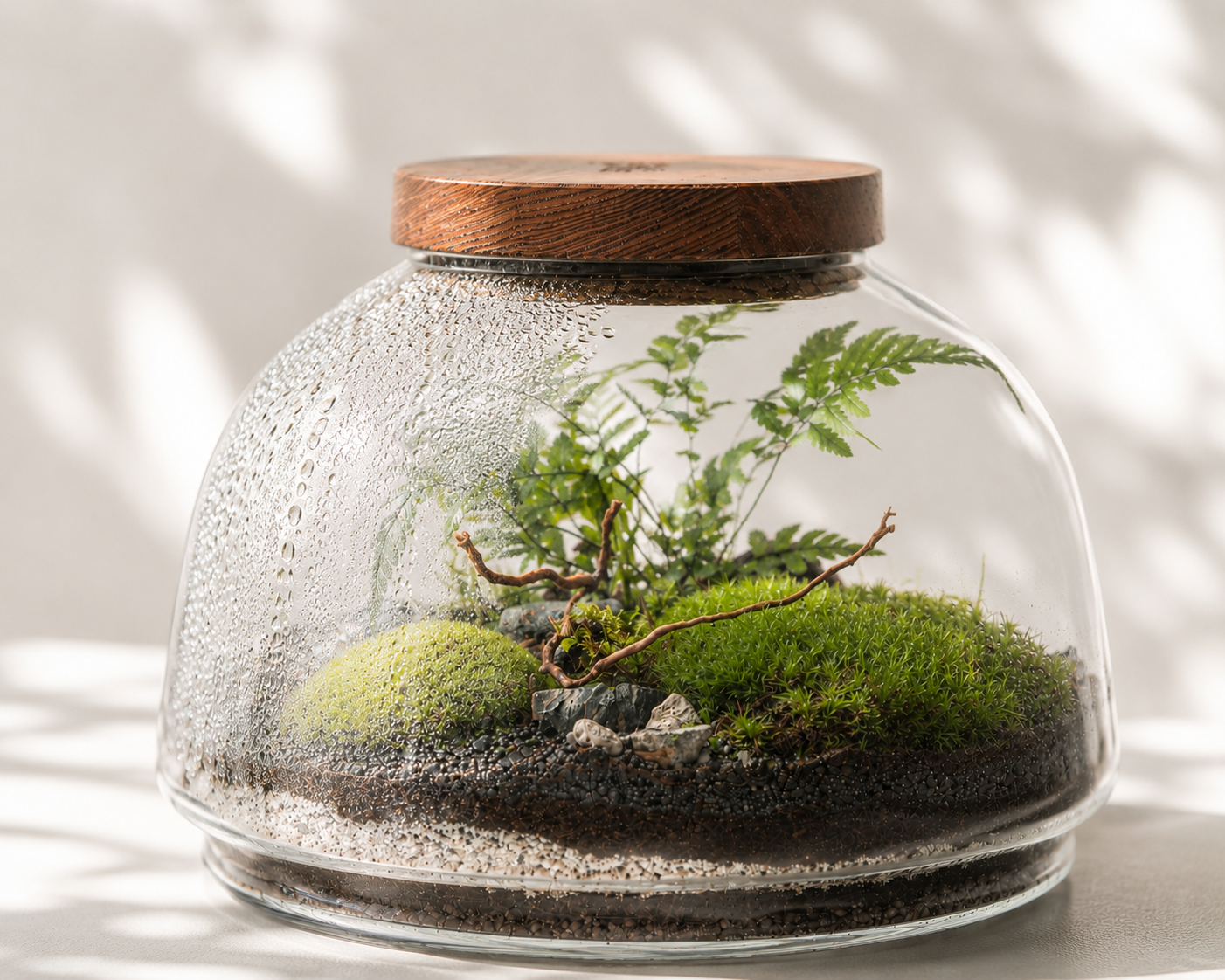 Zamknięty ekosystem roślinny Nature Concept
